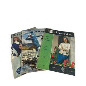 Lot of 3 Spinnerin Magazines 1960 1968 1972